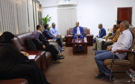 الوزير الزعوري يناقش مع مارين كايدوم في العاصمة عدن  دعم المجتمعات المضيفة وتعزيز التعاون..