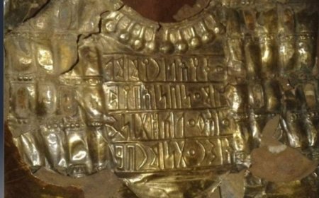 الكشف عن درع ذهبي للملك المعيني سيصل الخليج أو إسرائيل..