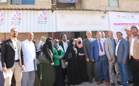 وكيل محافظة تعز للشؤون الصحية تدشن حملة لتعزيز صحة الأم والوليد في مستشفى المظفر ..