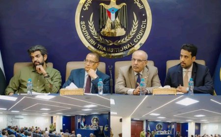 الكثيري والخبجي يرأسان اجتماعاً لرؤساء نقابات عمال الجنوب بالعاصمة عدن..