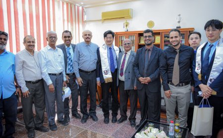 جامعة عدن والسفارة الصينية لدى بلادنا تبحثان مجالات التعاون المشترك 