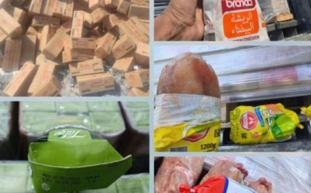 مواصفات ومقاييس ثلاث محافظات ترفض كميات كبيرة من الدجاج المجمد الفاسد ومنتجات اخرى مخالفة..
