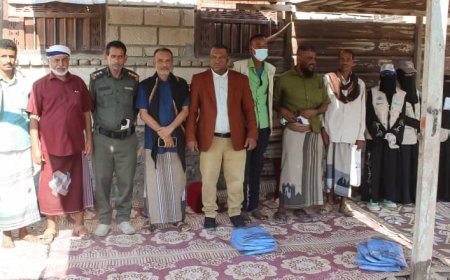 مدير عام بروم ميفع يدشن حملة توزيع الناموسيات بالمديرية