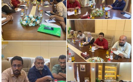 وزير الصحة يلتقي رئيس جمعية الحكمة اليمانية بعدن