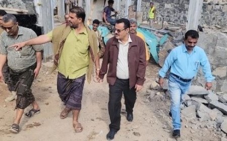 مدير عام المنصورة يتفقد مشروع بناء مجمع قضائي بالمديرية..