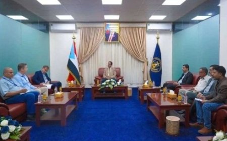 الانتقالي  يلتقي مسؤول حقوق الإنسان بمكتب المفوضية السامية للأمم المتحدة بالعاصمة عدن..