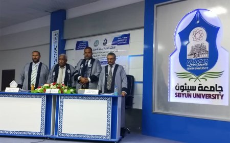 مكتب وزارة الزراعة والري بساحل حضرموت يبارك للمهندس سالم باكربشات على حصولة درجة الماجستير