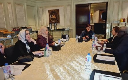 اللجنة الوطنية للمرأة في اجتماع المجموعة العربية في العاصمة المصرية القاهرة..