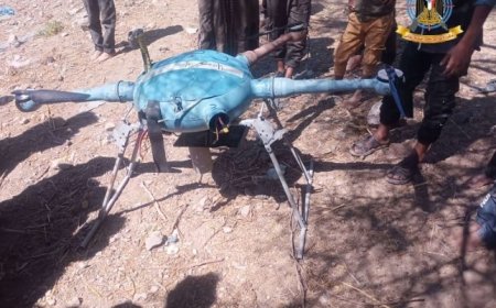 القوات الجنوبية تسقط مسيرة حوثية شمال الضالع..