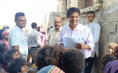 مدير صحة الحديدة يطلع على سير حملة التحصين في الحيمة الساحلية ..