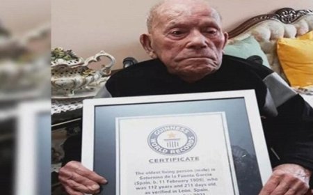 وفاة أكبر رجل معمر في العالم عن 112 عاما..