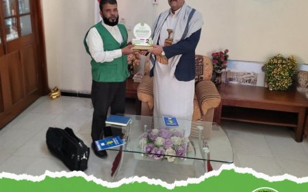 مؤسسة البادية تبحث سبل التعاون مع السلطة المحلية في مأرب وتكرم جهودها في تسهيل تنفيذ المشاريع