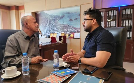 السقاف وداغم يبحثان آلية تمويل برامج تمكين الشباب ضمن منحة المحافظ