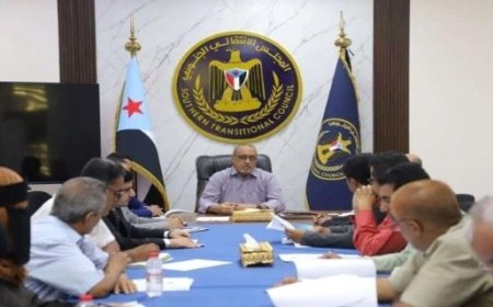 امانة المجلس الانتقالي تناقش تقرير المشهد الاقتصادي في محافظات الجنوب..