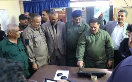 العميد جبر يدشن تركيب كاميرات المراقبة في شوارع مدينة كريتر..