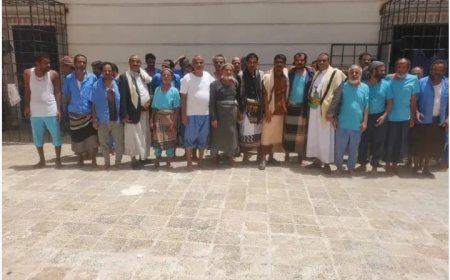 حالة أهالي الأسرى والمعتقلين اليمنيين بعد رؤية الحرية للسجناء في سوريا....