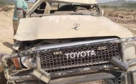 بسبب السرعة الزائدة..سيارة إسعاف تدهس ثلاث جنود من الحزام الأمني في لحج 