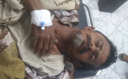 عاجل:وسط دعوات للتعرف عنه..مواطن يتعرض لحادث مروري  في لحج (صورة )