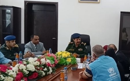 وكيل وزارة الداخلية .. يلتقي المفوضية السامية لمناقشة أوضاع اللاجئين في اليمن