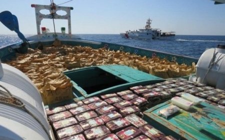 القوات الدولية تضبط كميات كبيرة من المخدرات كانت في طريقها لمناطق الحوثيين..