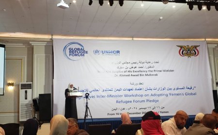 د. شفيقة سعيد تدعو لحماية النساء النازحات واللاجئات في ورشة عمل رفيعة بعدن