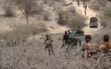 القوات الجنوبية المسلحة تقصف مواقعً مليشيا الحوثي وتخمد نيرانها موقعة قتلى في صفوفها في جبهة كرش..