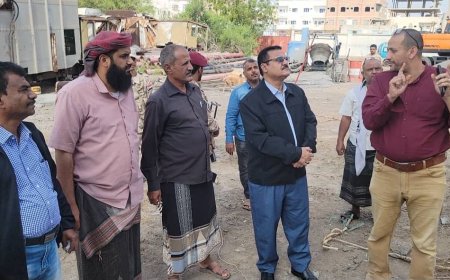 مدير عام المنصورة يؤكد على ضرورة تشغيل خزان المياه البرجي بكابوتا المتوقف عن العمل منذ 2004م..