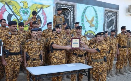 مأرب: شرطة المنشآت تختتم العام التدريبي 2024م وتكرم منتسبيها..