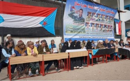 فعالية جماهيرية ووقفة احتجاجية في الذكرى الحادية عشر لمجزرة سناح بالضالع..