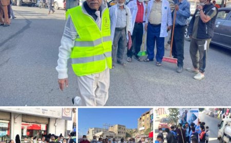 مديرية القاهرة بـ«تعز» تدشن حملة نظافة شاملة بمشاركة مجتمعية ومختلف القطاعات.