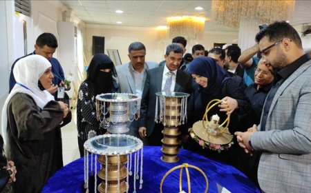 تدشين معرض التحف الحرفية ورسومات نجوى فضل: ذوو الإعاقة لديهم طاقات إبداعية بحاجة للدعم والتشجيع