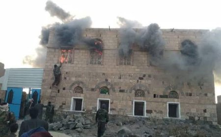 الاحزاب السياسية بالبيضاء تدين بشدة جرائم الحوثيين في حنكة ال مسعود بمديرية القريشية قيفة..