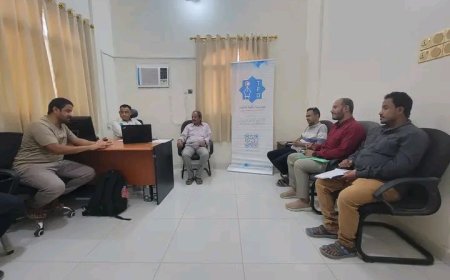 التخطيط والمياه بالحديدة تناقش مع مؤسسة طيبة المشاريع التنموية المستدامة بالمحافظة...