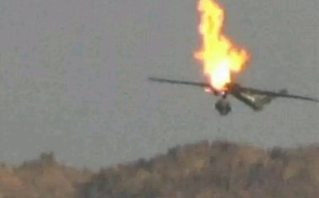 القوات الحكومية الشرعية تسقط طائرة مسيرة  حو,,ثية جديدة في محافظة حجة ..