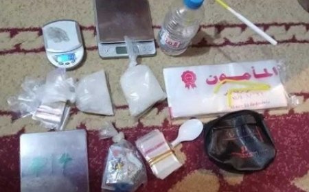 مكافحة المخدرات في حضرموت تضبط مروجا لمادة الشبو ..