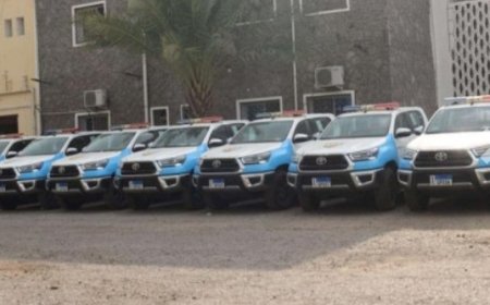 شرطة أمن العاصمة عدن تتسلم دفعة جديدة من الدوريات الأمنية..