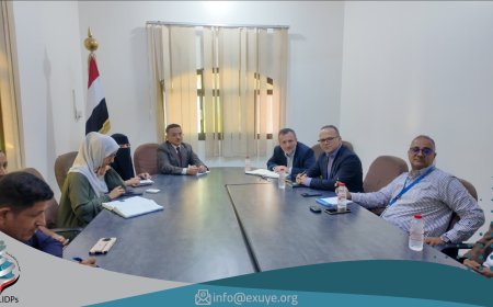 رئيس الوحدة للنازحين يلتقي نائب ممثل المفوضية السامية للإجئين