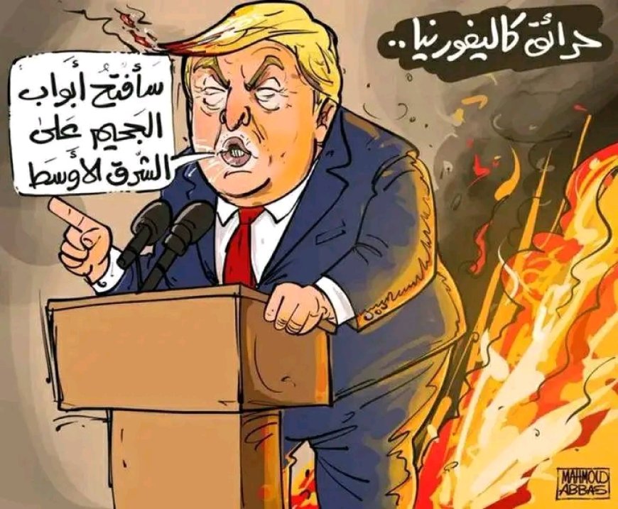 صحفي مغربي يكتب : هكذا تفاعل العرب مع حرائق لوس أنجلوس..