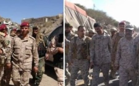 وزارة الدفاع تتفقد احوال المقاتلين بجبهات محور الضالع..
