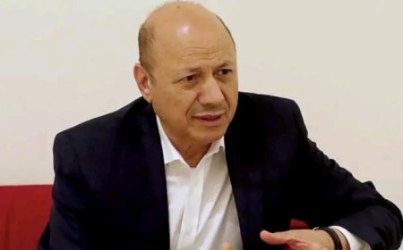 العليمي يشترط شرطا واحدا لتعيين محافظ جديد لحضرموت ..ماهو ؟....