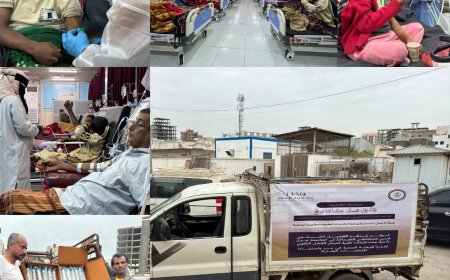 تسليم أدوية ومستلزمات طبية لمرضى الفشل الكلوي في عدن برعاية العميد طارق صالح