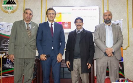 المجلس العربي للمثقفين والاكاديميين للسلام والتنمية يزور مجمع عمال مصر بالقاهرة
