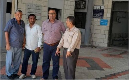 افتتاح ساحة ومظلة المجمع الصحي في التواهي  العاصمة عدن..