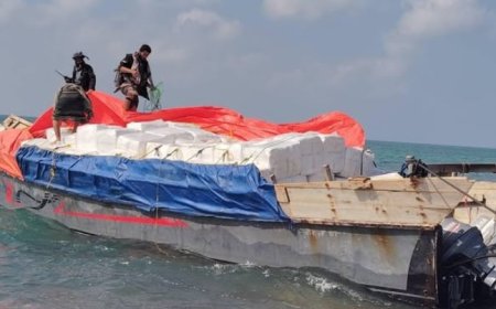 الحملة الأمنية المشتركة في محافظة لحج تضبط قارب محمل بـ 220 كرتون من “شمة الحوت” الممنوعة...