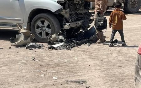 عاجل:حادث مروري في عدن(صور)