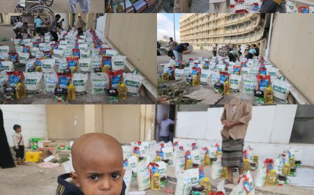 مبادرة العبيدي توزع مساعدات غذائية ومالية على مرضى الأورام السرطانية بمشفى الصداقة بعدن