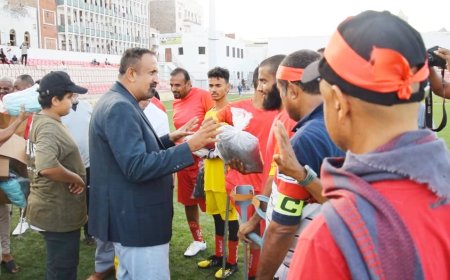 برعاية البكري ولملس والنوبة..مباراة استعراضية لرياضة المبتورين تشهدها العاصمة عدن 