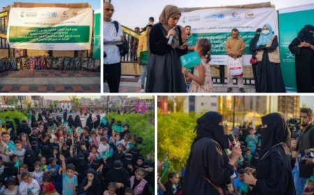 بدعم من مركز الملك سلمان..التثقيف يختتم برنامج توعوي يمن بلا كوليرا....