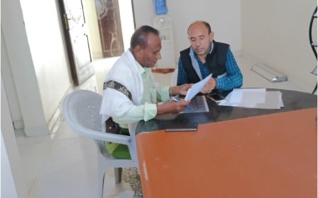 عياش بهيدر يلتقي مدير مؤسسة التواصل ومسئول التحفيز بالهيئة الطبية..