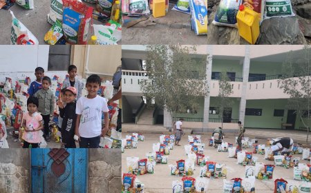 مبادرة الإعلامي صالح العبيدي توزع الدفعة الثانية من المساعدات الغذائية والمالية لمرضى السرطان بعدن